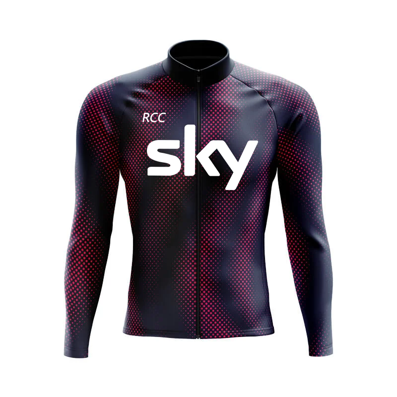 Мужской Велосипедный Трикотаж RCC SKY 2024 Топ С Длинными Рукавами Для Горного