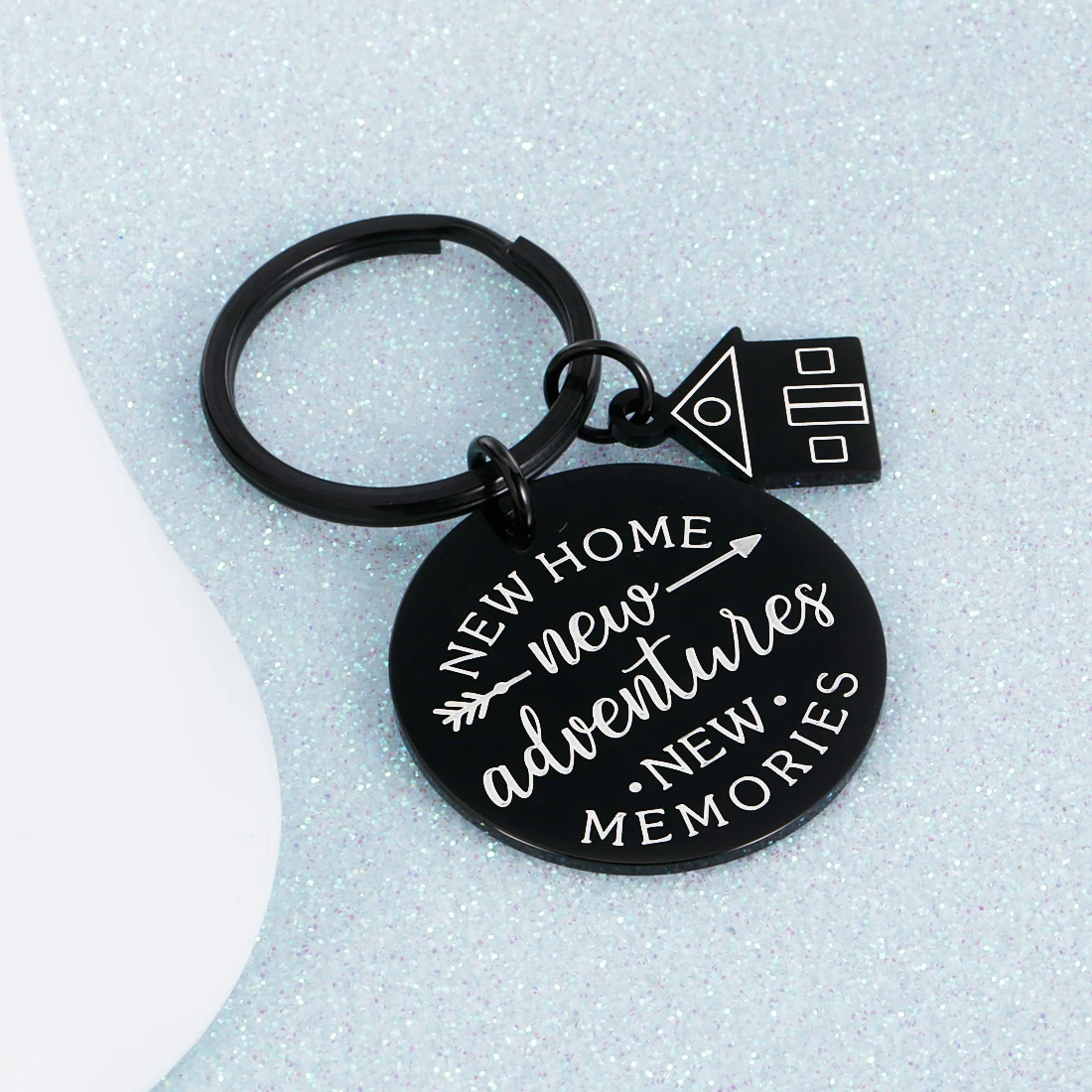 housewarming gifts keychains new home new adventure new memories couple keychain new home gift ideas husband wife christmas gift free global shipping