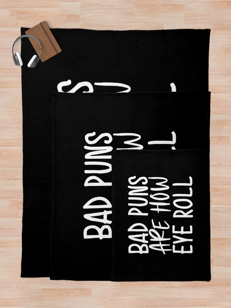 Плохой каламбур - как рулон глаз. Забавное саркастическое крутое одеяло. Мягкие