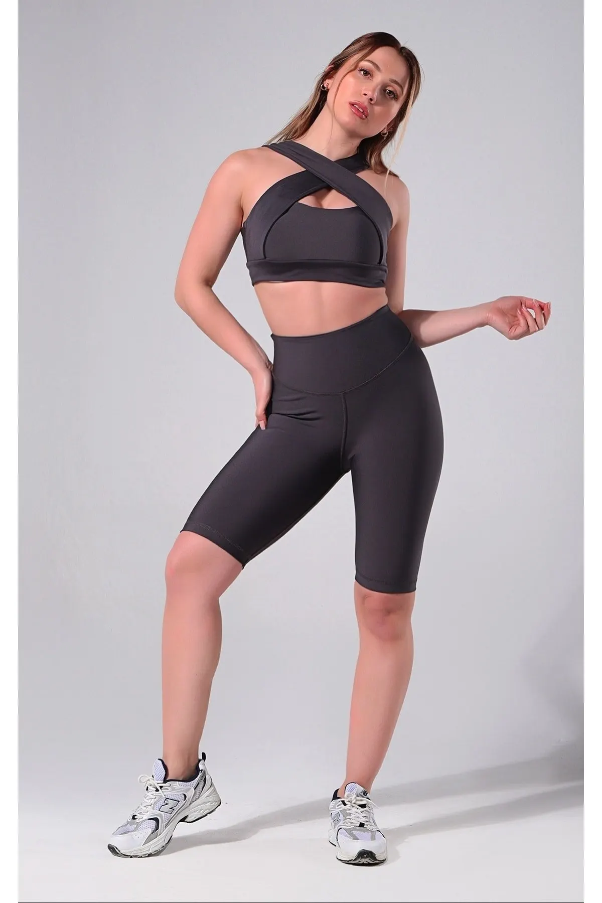 

Шорты женские дымчатые в байкерском стиле, базовые Короткие штаны-бермуды, уличная одежда, модные короткие штаны для дома, на лето