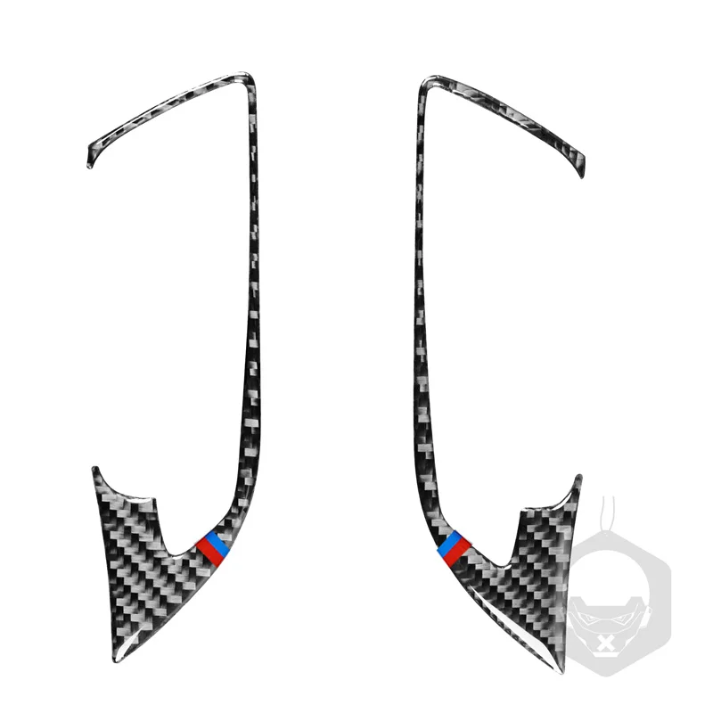 

For BMW Z4 E89 2009-2016 Black Carbon Fiber Stickers Inner Door Handle Frame Decoration Trim Styling Interior Car Accessories