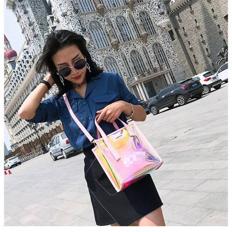 Дамская сумочка с лазерной прозрачной голограммой 1 шт. |