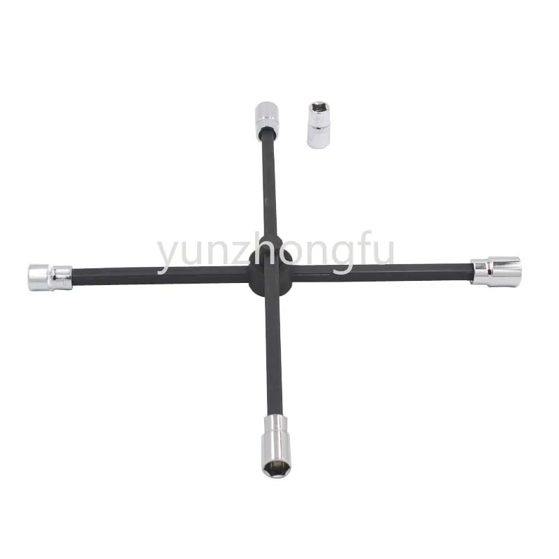 

Cross Wheel Wrench Car Wheel Wrench Telescopic Long Removable Tire Socket Wrench