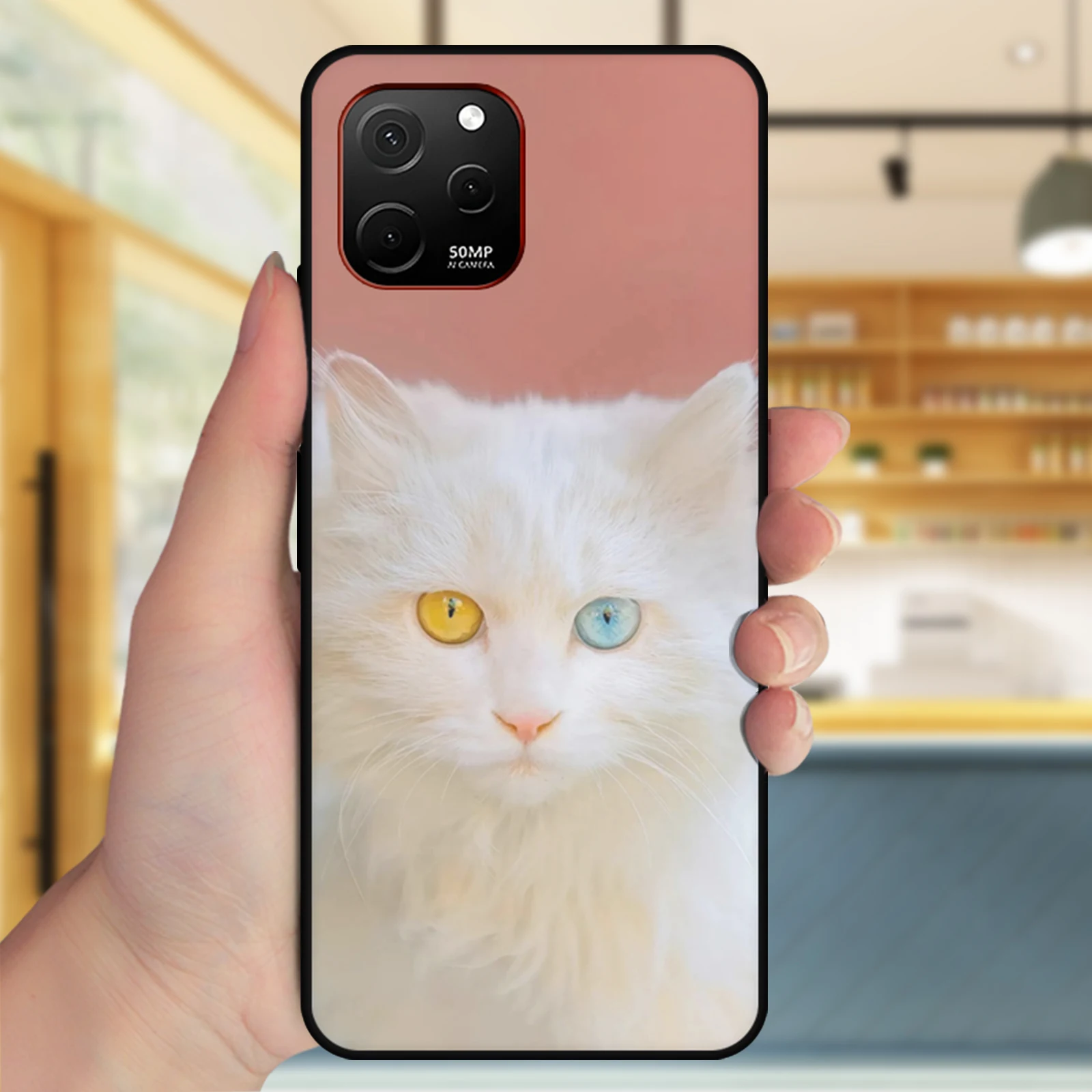 Силиконовый чехол для телефона Huawei Nova Y61 милые Чехлы Hauwei Navo Y 61 с тигром собакой