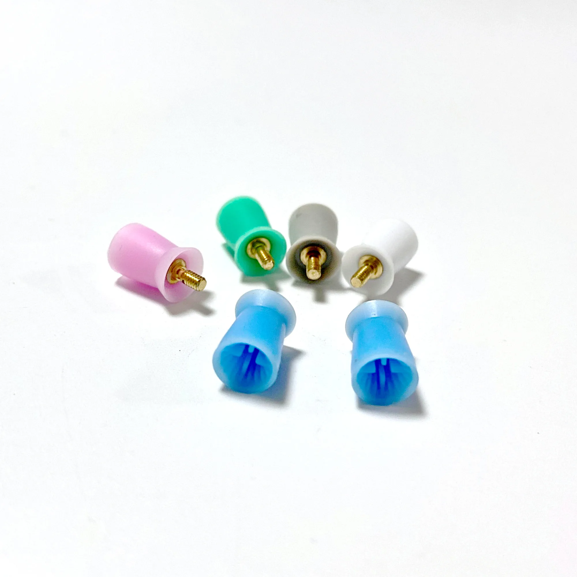 100 шт./пакет зубной Полировочный стакан резиновая щетка защелка полировщик зубов