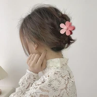 new pink sweet flower hairpin grip clip bow hanger spring irregular 2022 accessories girls hairpin hair headwear fashion ca s0z6