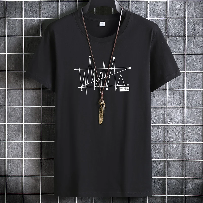 

T Shirts Men Summer Cotton Short Sleeve O Neck Tops High Quality Men's Wear Normal Tee Bottoming Shirts Clothes Plus Size S-6XL