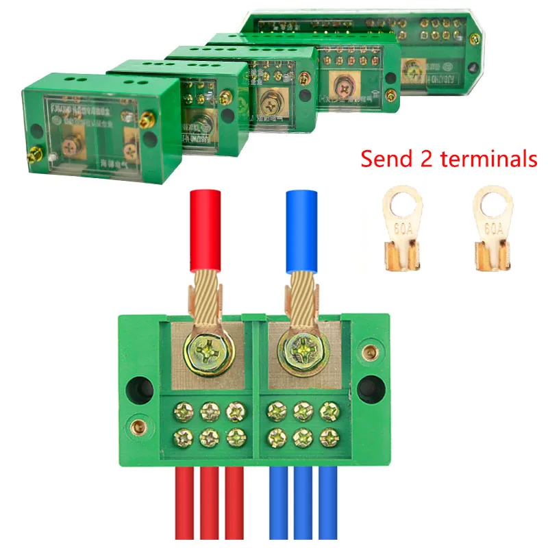 

Single phase 2-in 4 / 6 / 8 / 12 outgoing terminal box household distribution box junction box terminal block 220 V