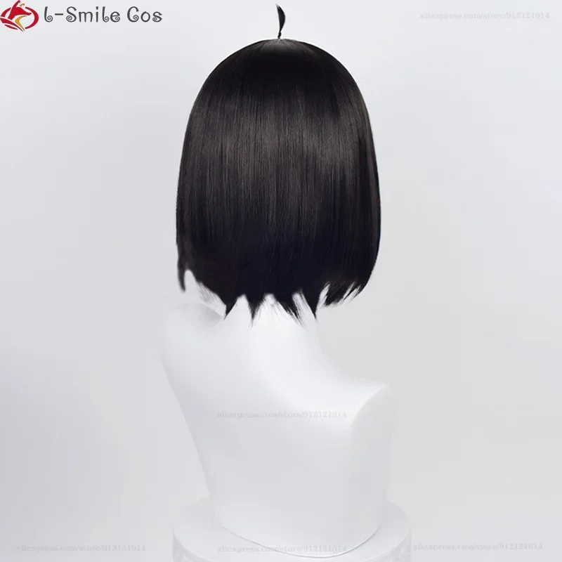 Юрий Бриар Косплей Парик Аниме cos 33 см Черный Термостойкий Синтетический Для