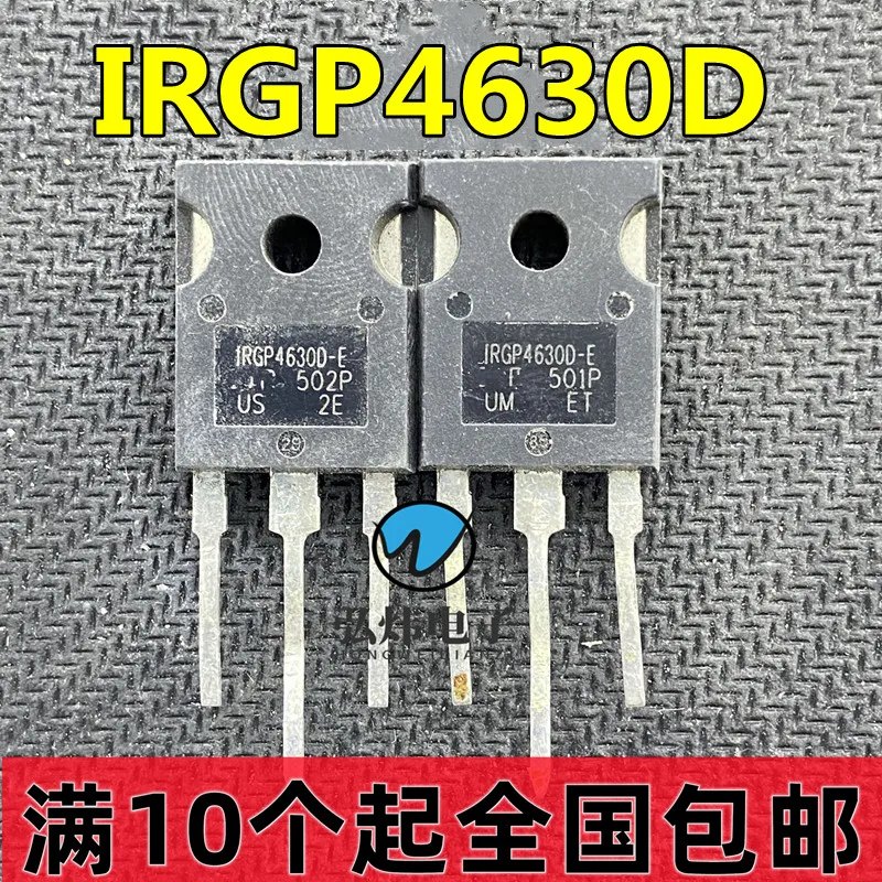

Оригинальные Подержанные товары 10 шт./лот GP4630D IRGP4630D IGBT TRENCH 47A 600V 206W TO-247AC большой чип высокомощный транзистор GP4630