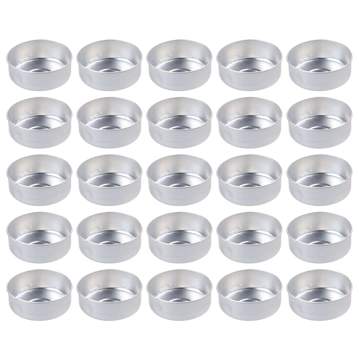 

Tea Light Cups Tealight Empty Tins Making Aluminum Tin Cup Holder Jar Containers Metal Candlestick Supplies Holders Container