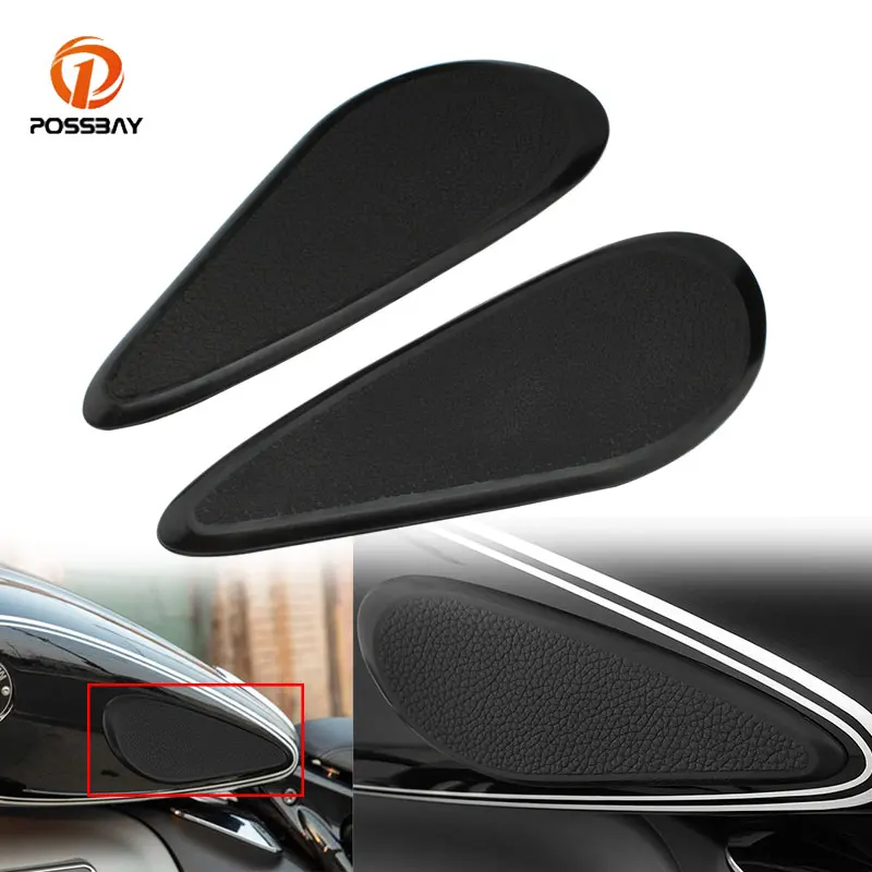 

2pcs Motorcycle Side Fuel Tank Pads Traction Pad Protector Sticker Decal Gas Knee Grip Tankpad for BMW R18 Classic R18 2020 2021