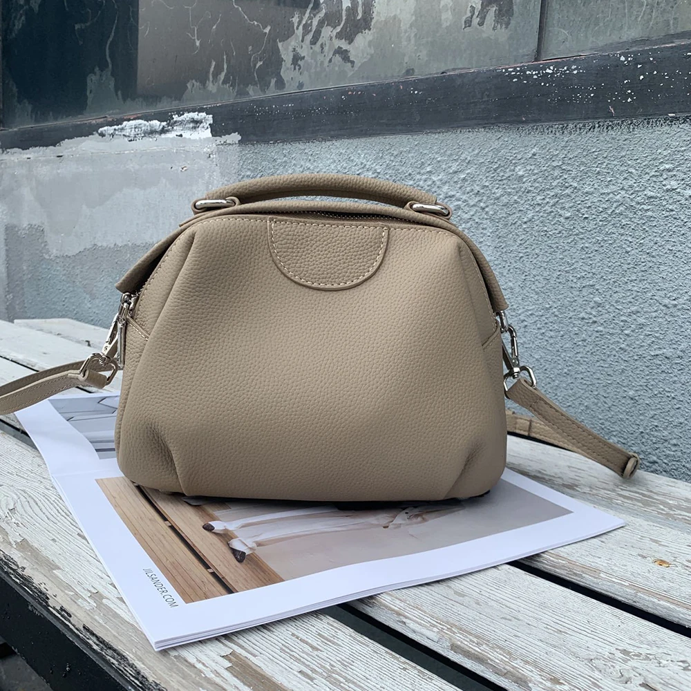 2025 Новая популярная модная женская сумка через плечо из натуральной кожи большой