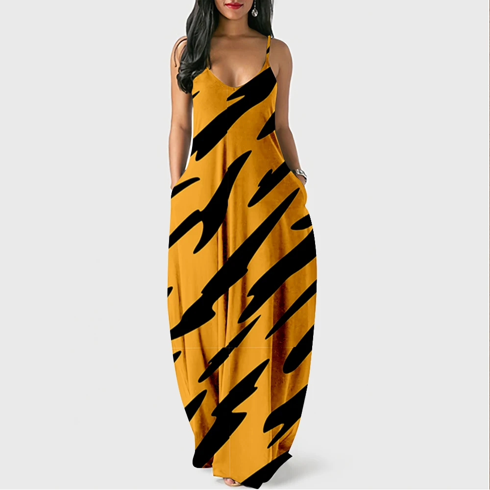 

New Cross Border Women's Animal Texture Print Dress