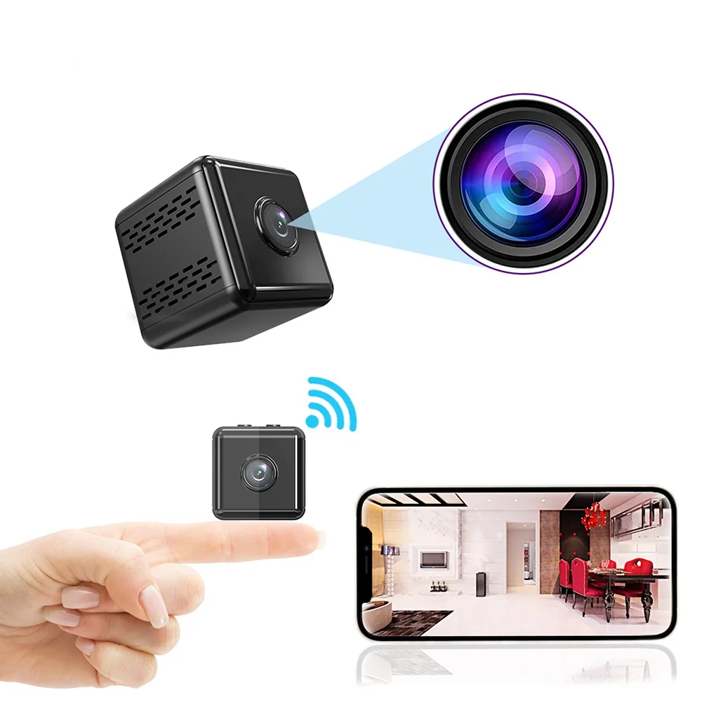 Беспроводная мини-камера 1080P Wi-Fi с ночным видением |