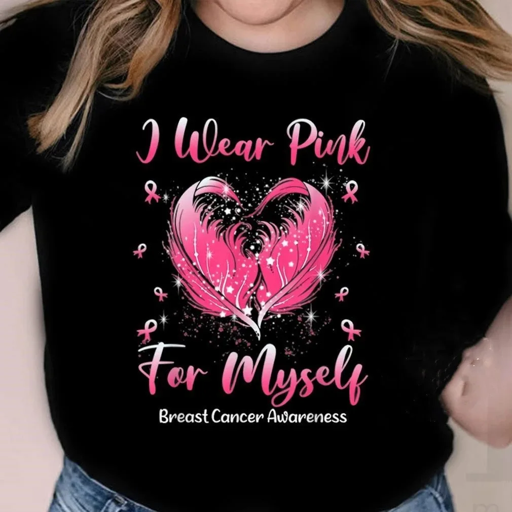 

Pink Feather Heart Print Women T Shirt Short Sleeve O Neck Loose Women Tshirt Ladies Tee Shirt Tops Clothes Camisetas Mujer