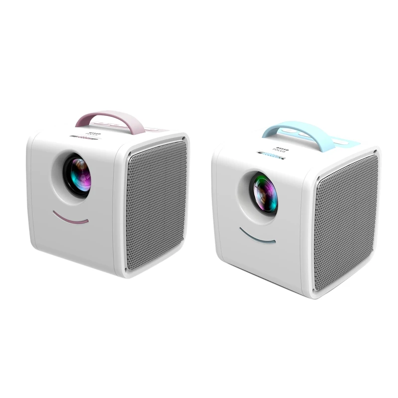 

Mini Portable Home Projector Built-In HIFI Speakers 1080P Color LED 3D Play With Remote Control