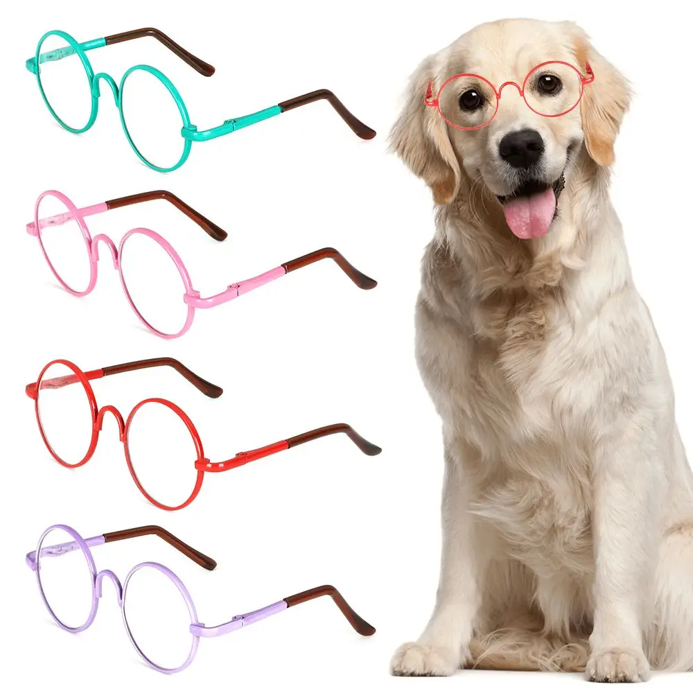 

Fashion Cosplay Glasses Figure Toy Photos Props Pet Glasses Grooming Cat Dog Accessories Pet Jewelry Supplies