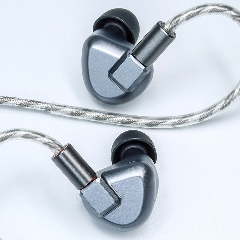 Наушники Shuoer S12 с магнитным драйвером 14 8 мм Hi-Fi IEM посеребренным