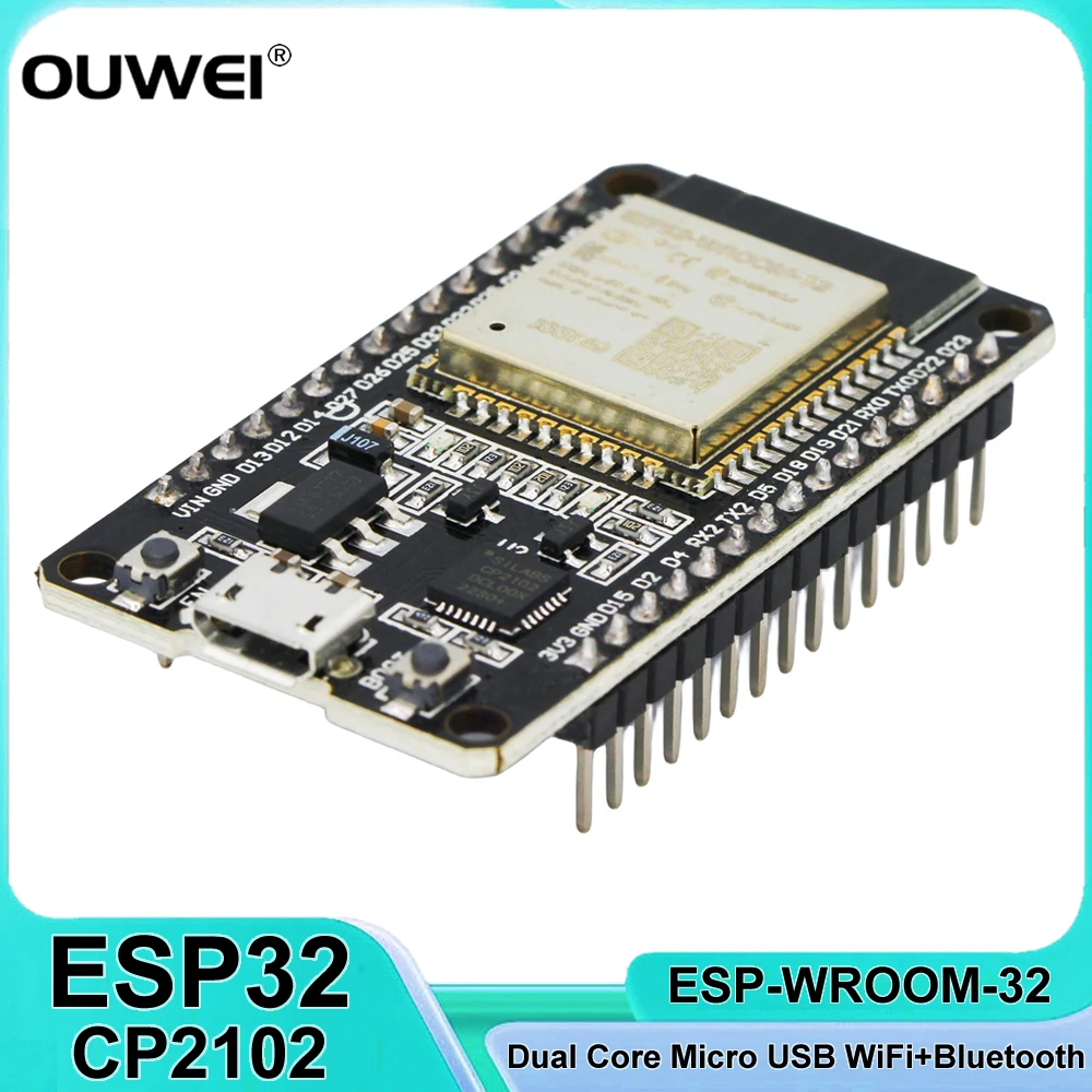 ESP-WROOM-32 ESP32 CP2102 макетная плата модуль беспроводной WiFi + Bluetooth-совместимая