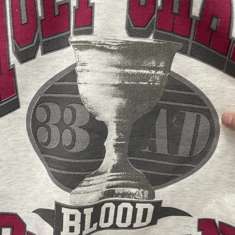 Японская толстовка с капюшоном в стиле High Street Saint винтажная хлопковая Харадзюку