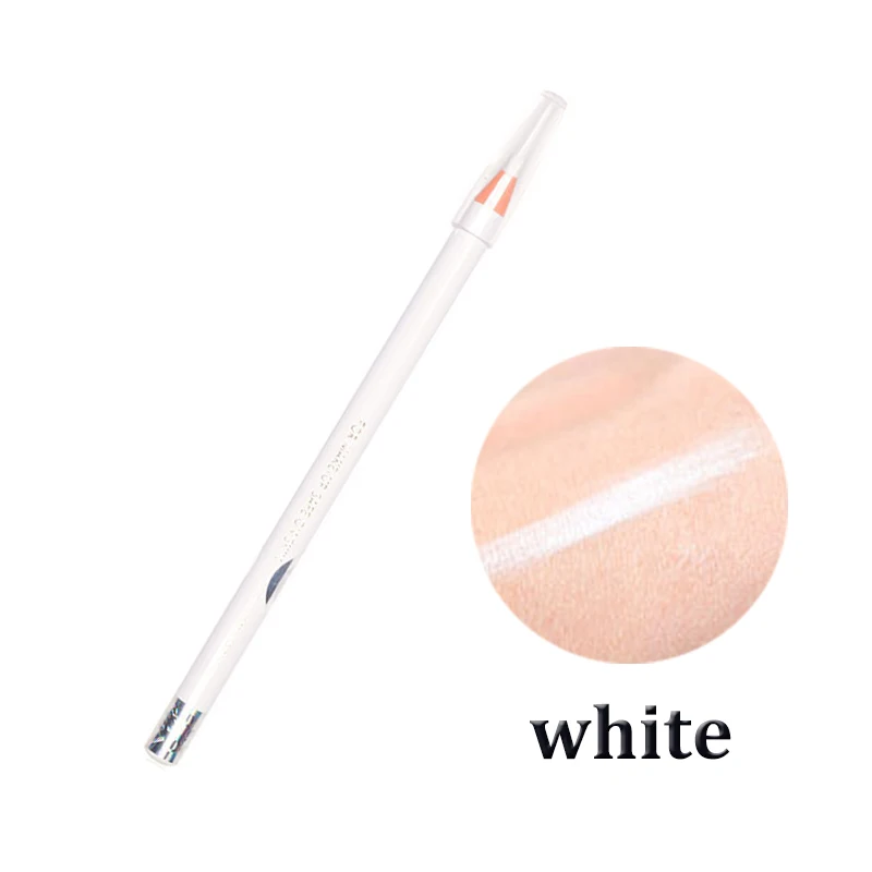 

1pc White Eyebrow Pencil Beauty Natural Long Lasting 1818 Microblading Waterproof Lasting Soft Coloured Microblading Accessory
