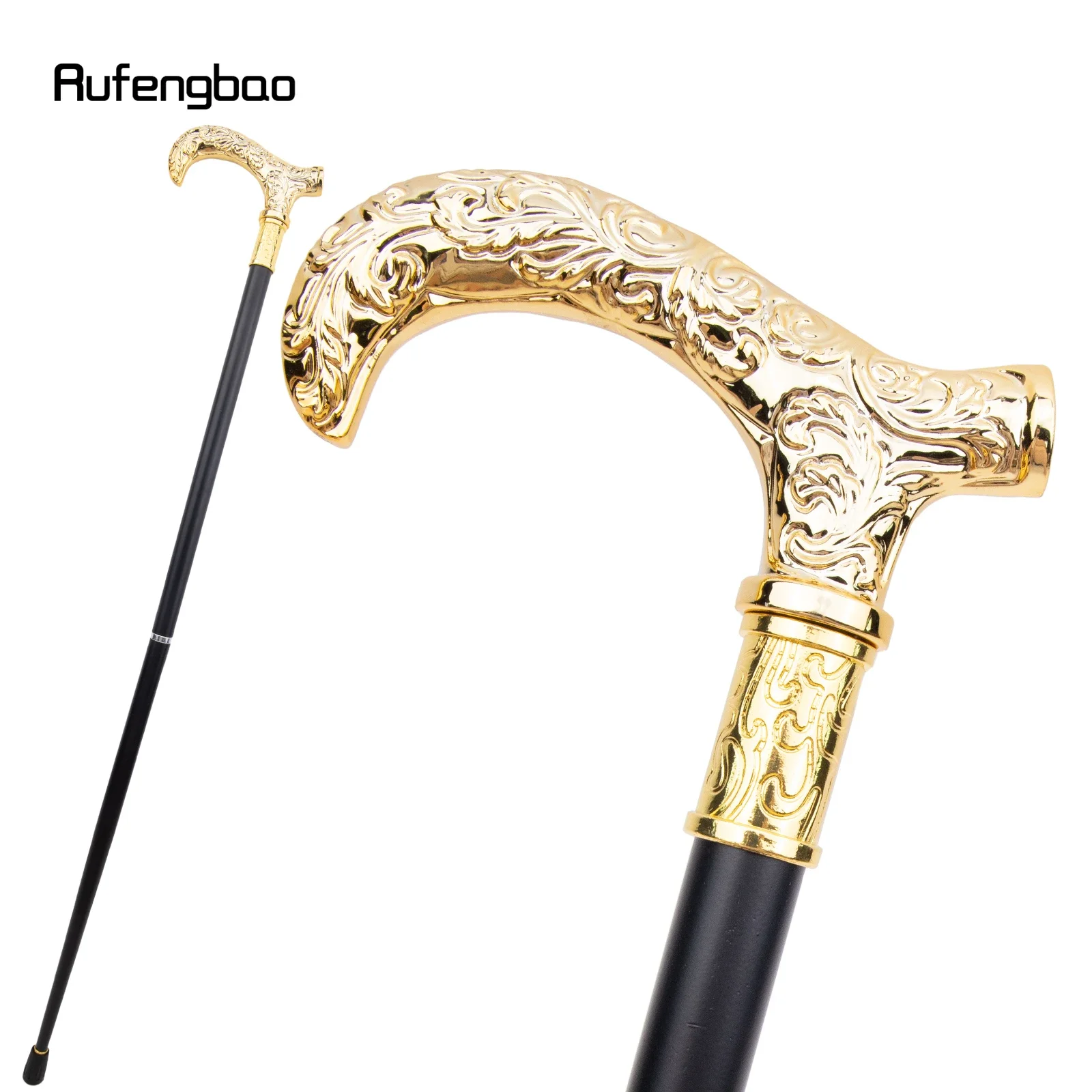 Трость с золотым цветочным узором модная декоративная трость джентльменская