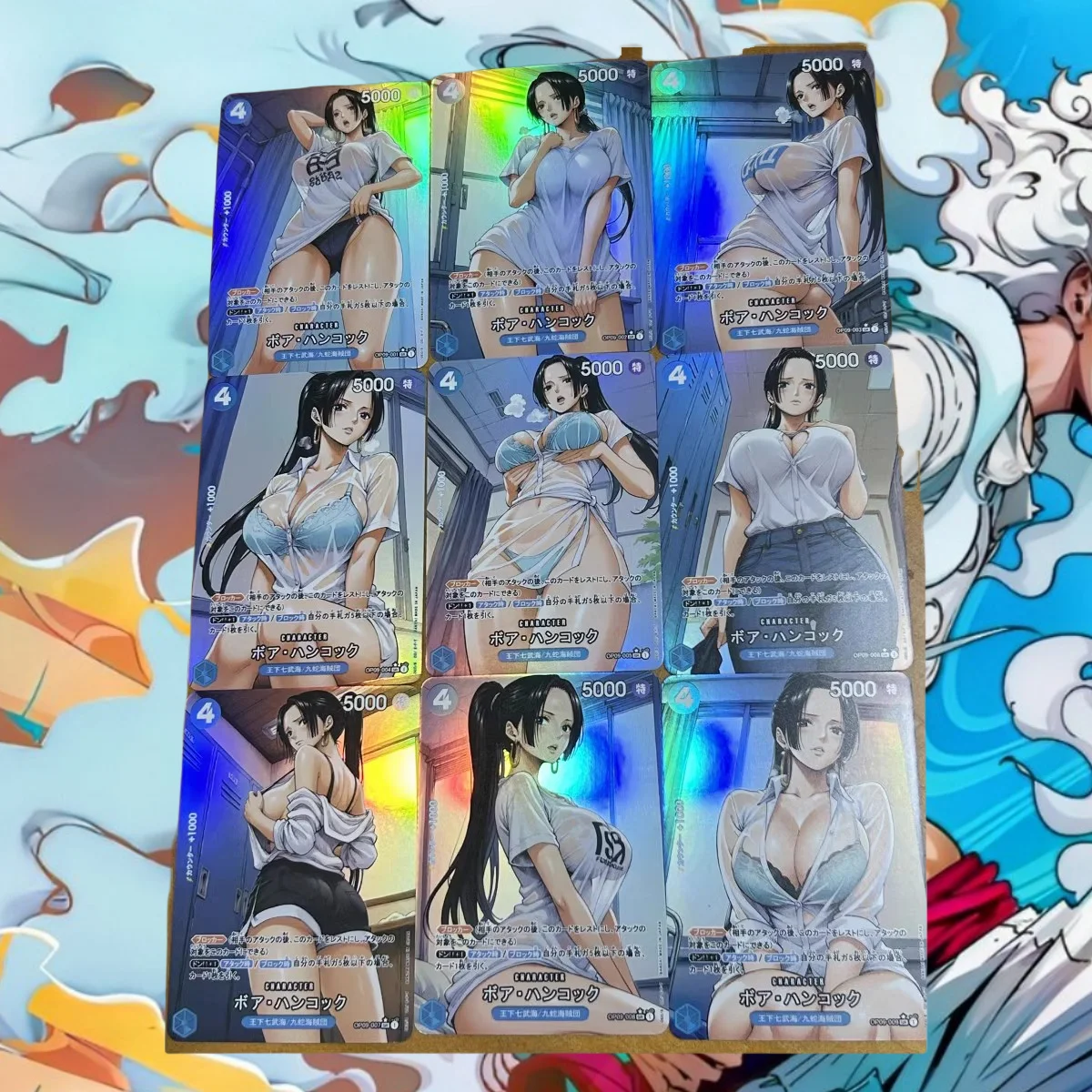 Аниме One Piece Robin Nami Boa Hancock Perona Nefertari D Vivi Sand Beach Diy Коллекционные карты Игрушки