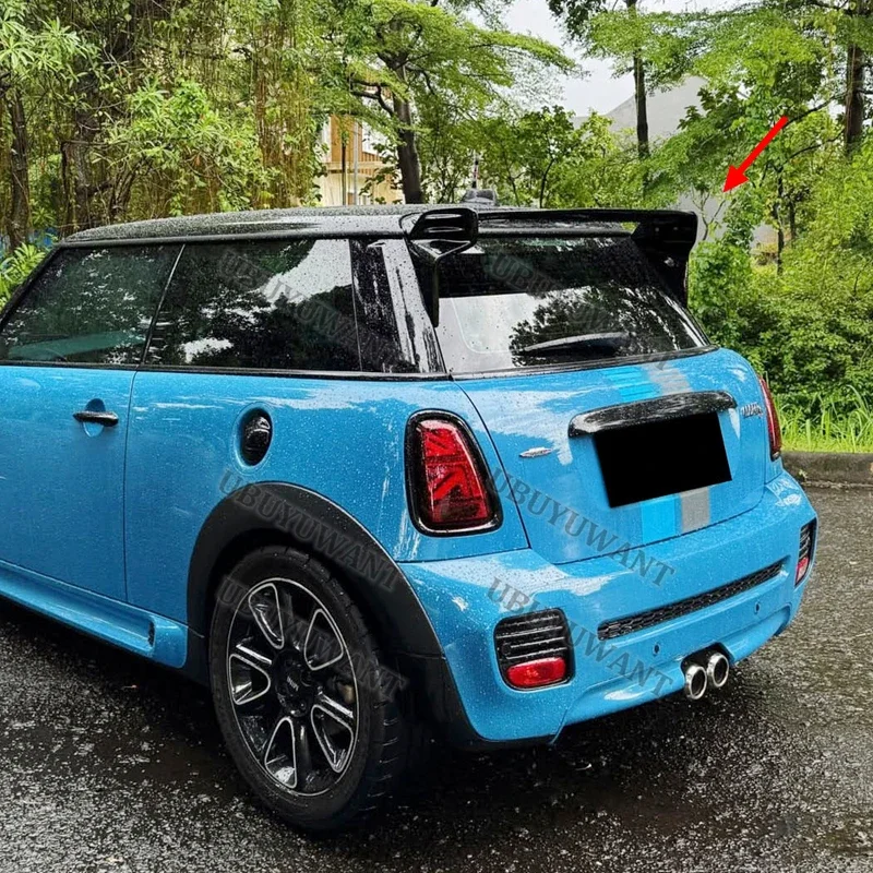 Фото Для BMW Mini Cooper 06-13 R50 R53 R56: высококачественный карбоновый задний спойлер/антикрыло на багажник для стайлинга автомобиля №2