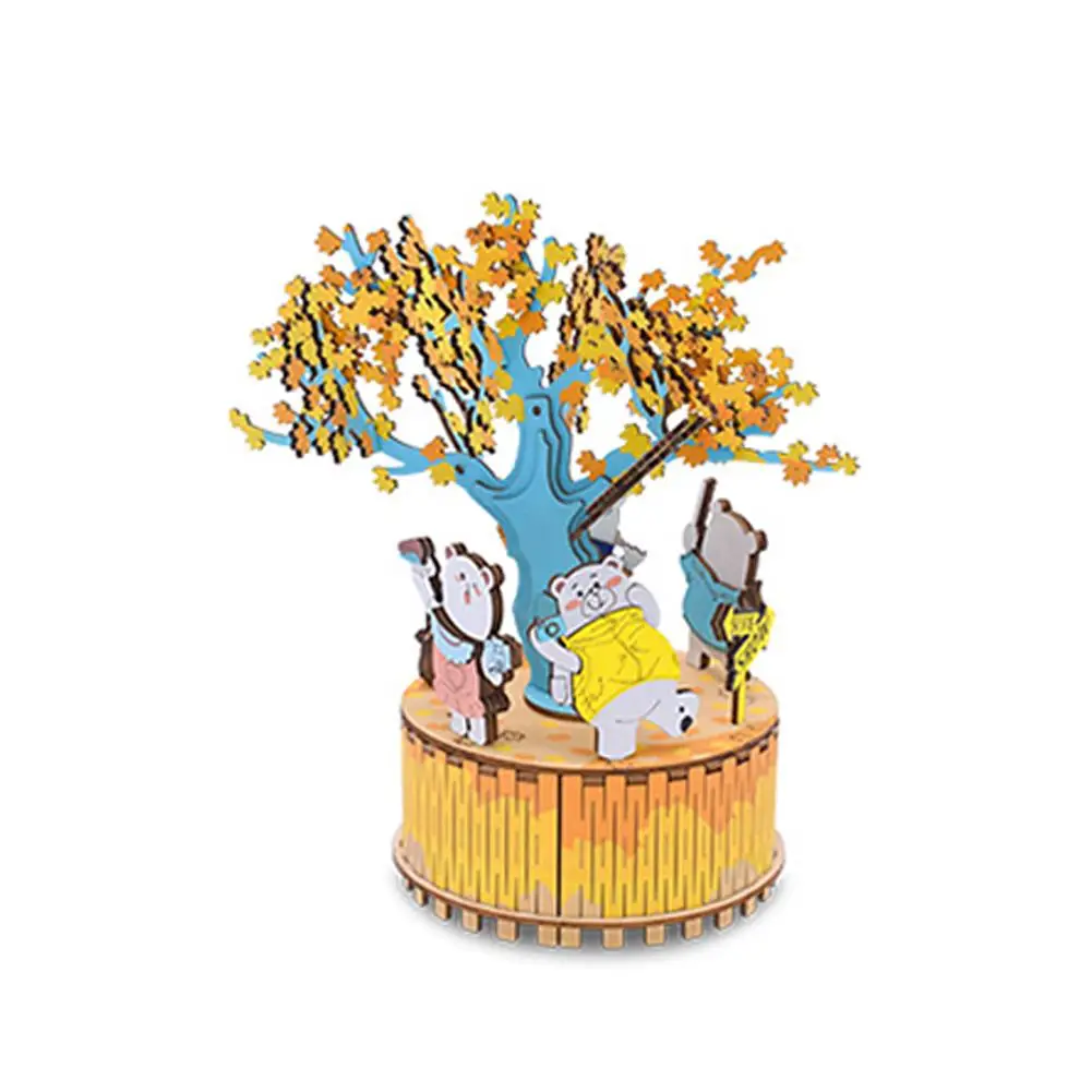 Деревянная музыкальная шкатулка сделай сам подарок на день рождения для детей