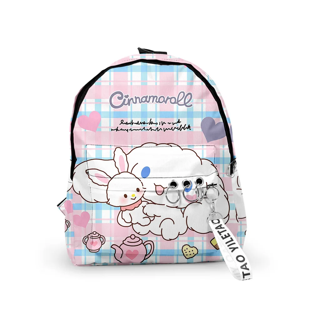 

3D New Product Kuromi Animation Peripheral Backpack Primary And Secondary School Men And Women Schoolbag Best Gift