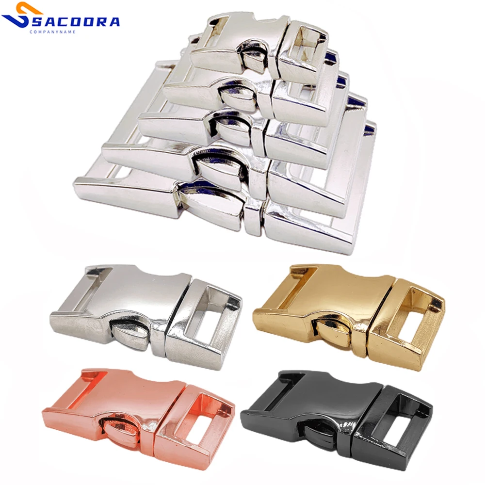 1 шт., металлическая боковая пряжка 10-30 мм