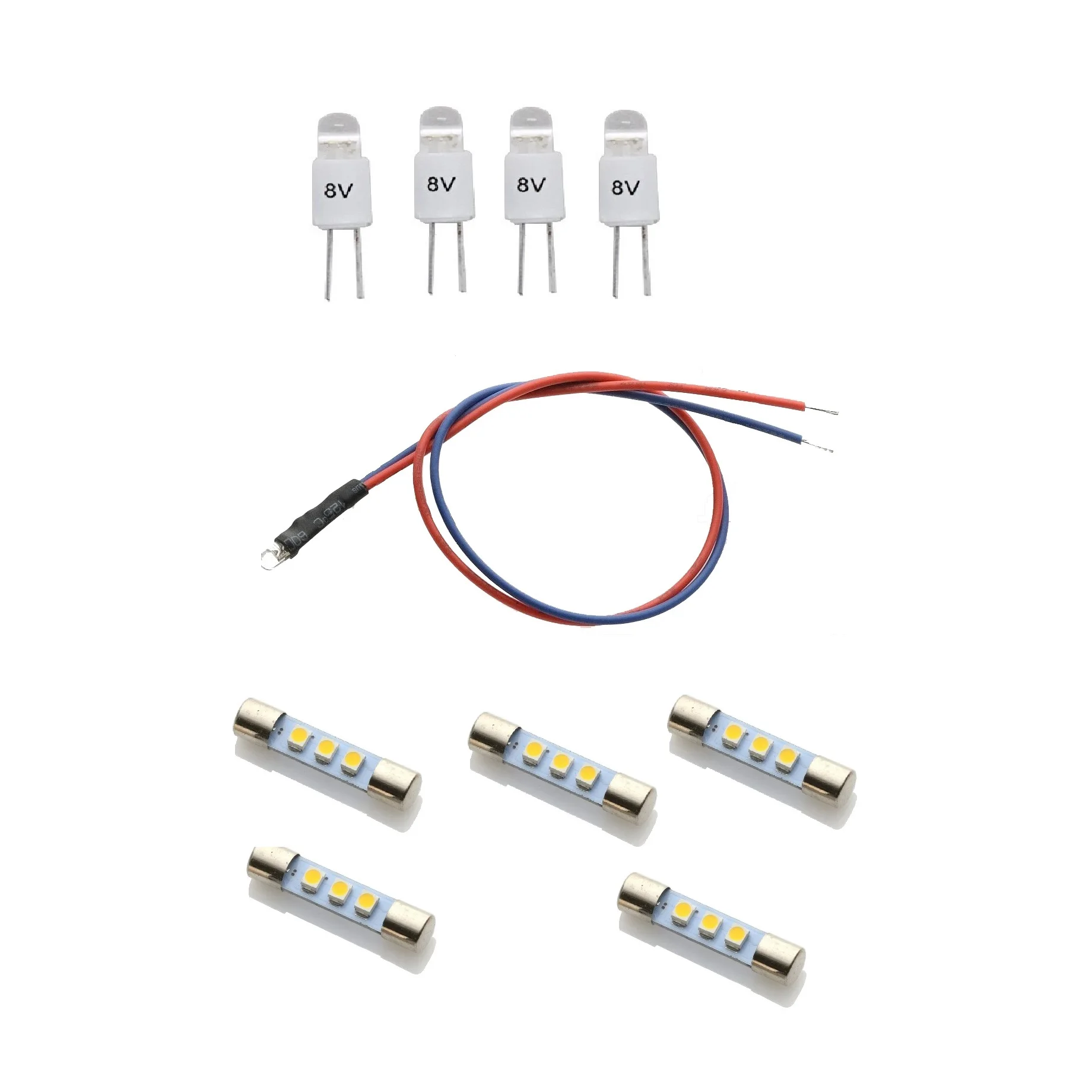 Комплект светодиодных ламп для Marantz 110 (8 в теплый белый) винтажный приемник