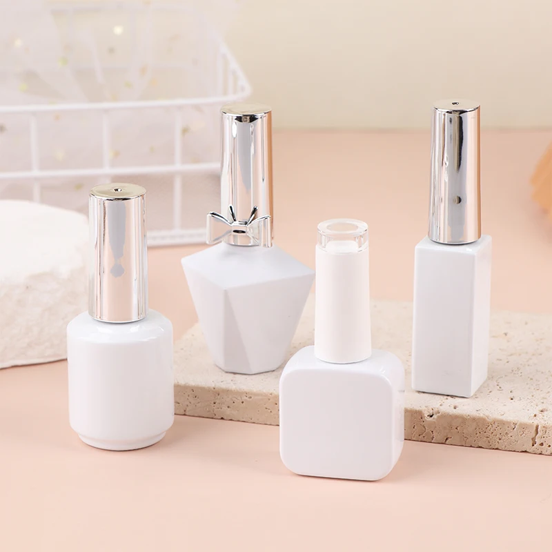 Пустая стеклянная бутылочка для гель-лака ногтей 8/10/12/15 мл