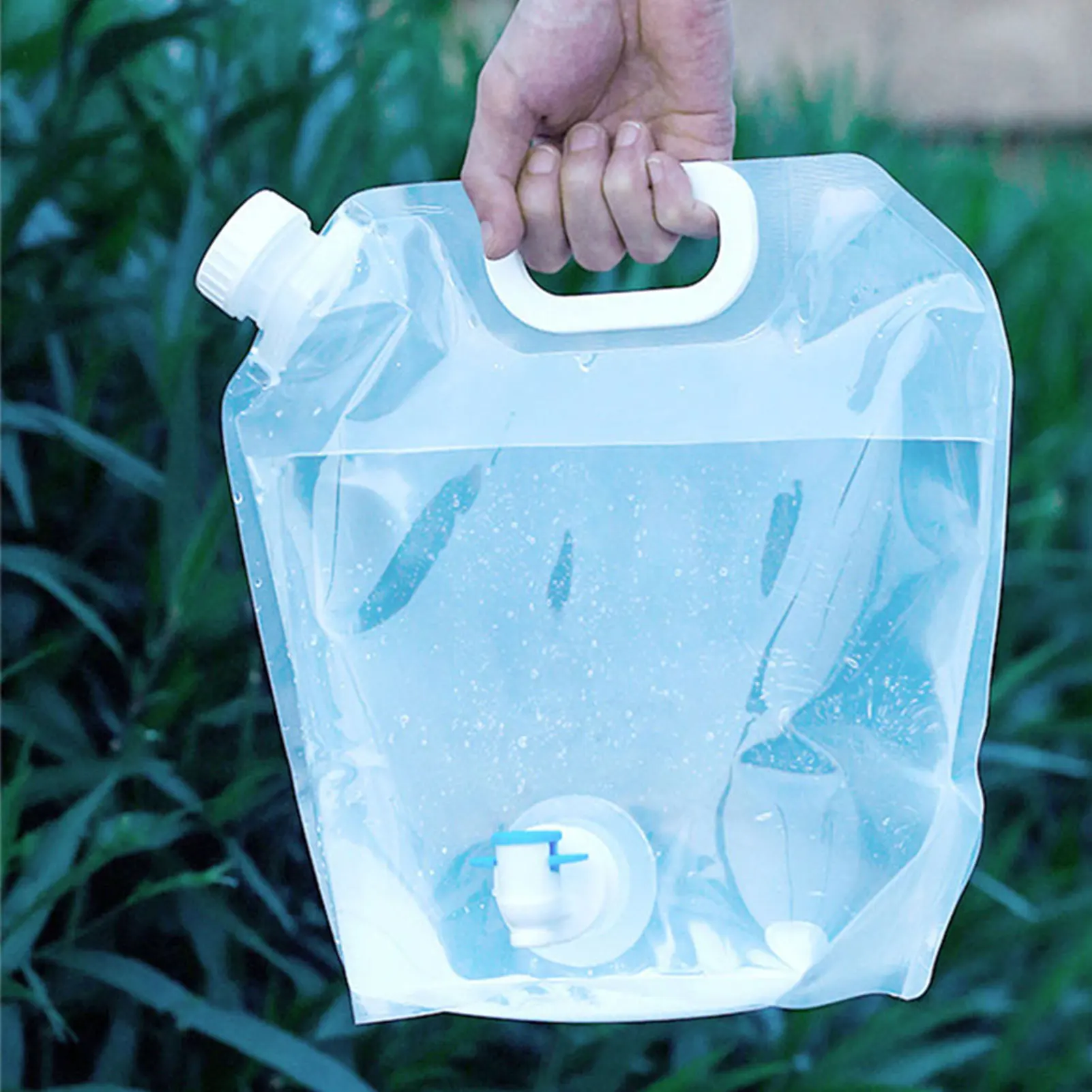 

5L/10L Portable Outdoor Foldable Collapsible Water Bags Camping Hiking Picnic BBQ Drinking Carrier Storage Water Container
