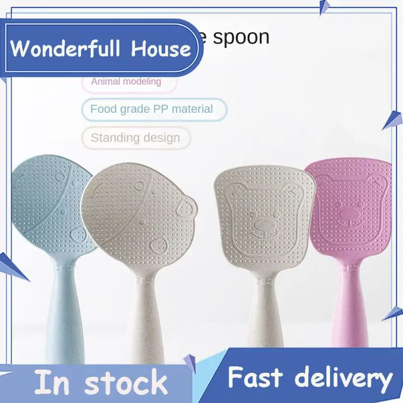 

Разумная изогнутая ручка, лопата для риса, высокая термостойкость, стандартная пластиковая зеркальная Лопата для риса, пищевой сорт