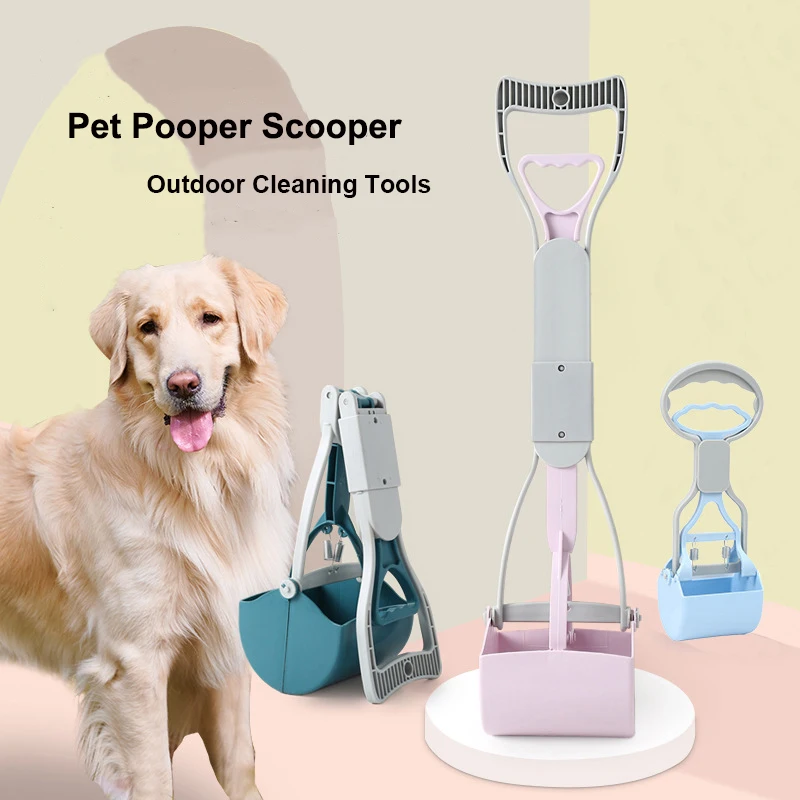 

Pet Pooper Scooper Long Handle Dog Poop Scoopers Jaw Poop Scoop Shovel Pick Up Animal Waste Litter Picker for Dogs Cleaning Tool