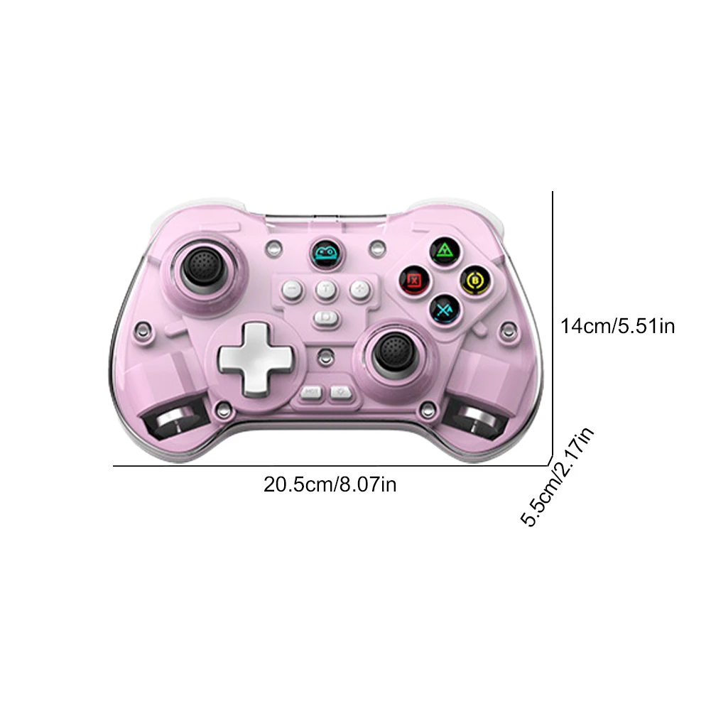 Bluetooth-совместимый беспроводной игровой контроллер с двойной вибрацией консоли