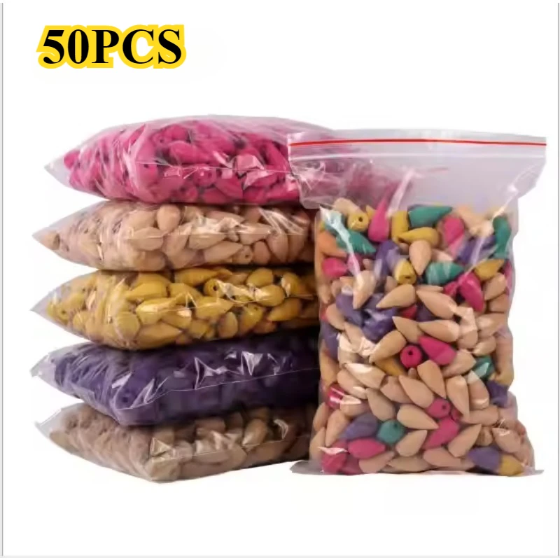 

Натуральные рефлюксные конусы для ароматерапии, 50 шт.