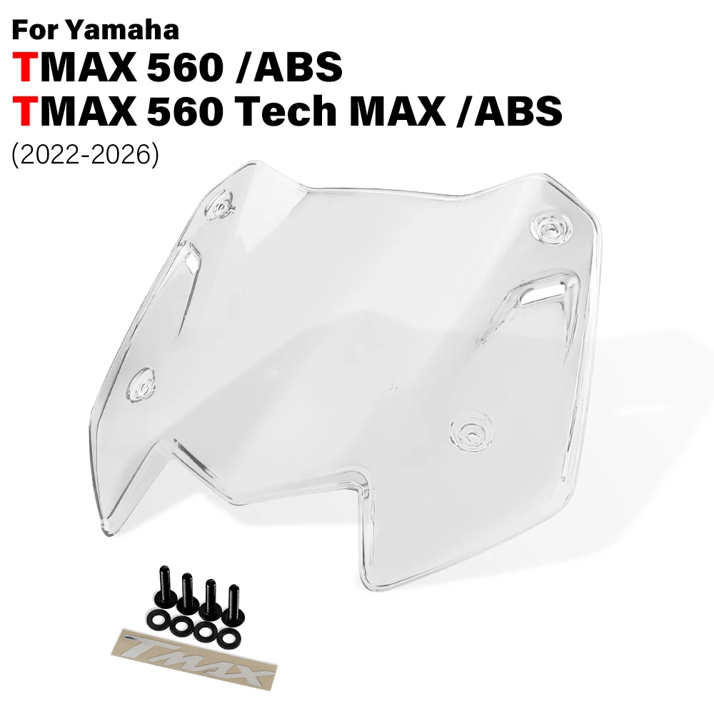 

Лобовое стекло мотоцикла, дефлектор ветрового стекла для YAMAHA TMAX 560 TMAX 560 Tech MAX ABS (2022-2026) аксессуары