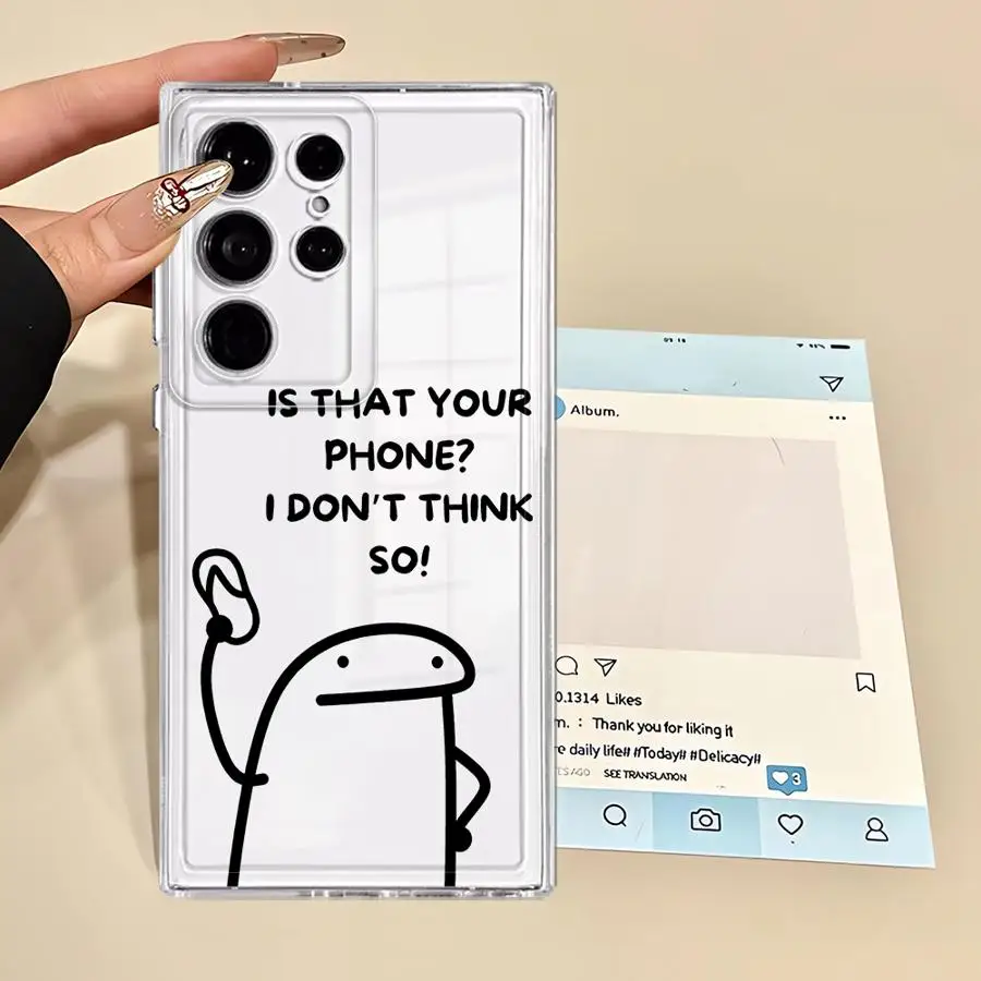 Фото Чехол для телефона с мультяшными персонажами для Samsung Galaxy S26 Note 20 Ultra 10 S21 S25 Edge S22 FE S20 Plus S23 Ultra S24 №4