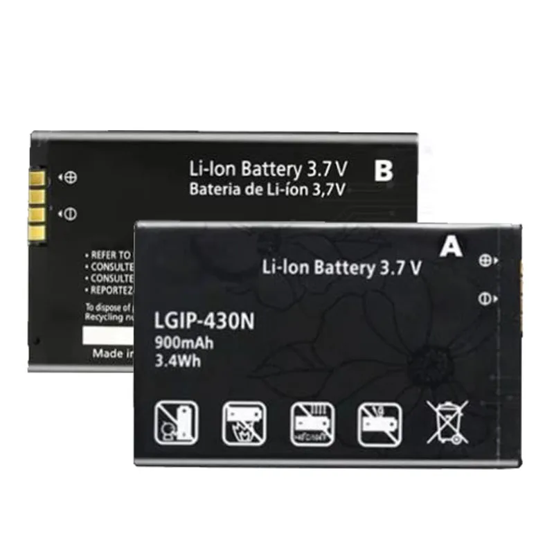 LGIP-430N 900 мАч сменный аккумулятор для LG Cookie Fresh GS290 GW300 LX290 LX370 LGIP MT375 GM360 430N
