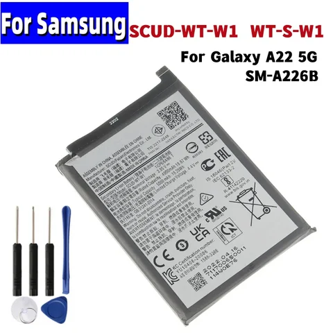 Аккумулятор флэш-памяти 5000 мАч для Galaxy A22 флэш-памяти scuscudwtw1 + Бесплатные инструменты