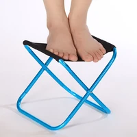 portable folding small stool fishing chair aluminium alloy outdoor folding chair for picnic camping easy carry stool