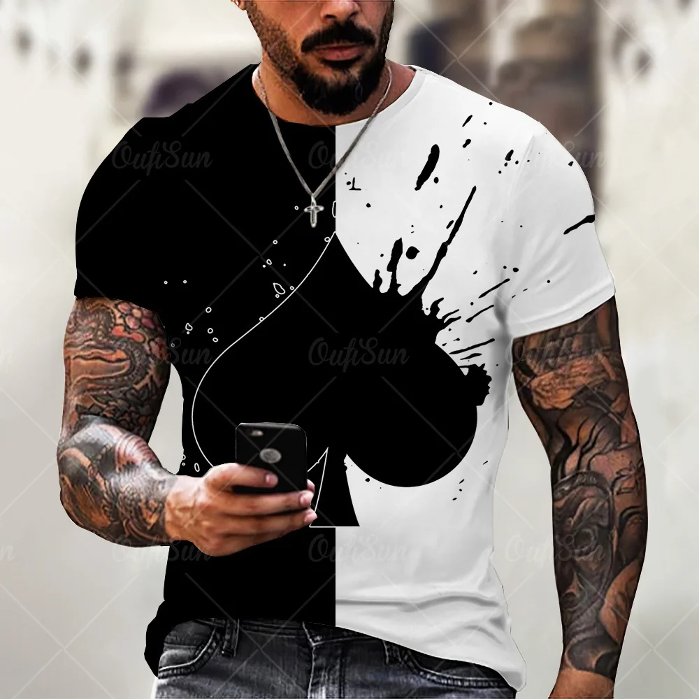 

2021 summer street fashion men graffiti swords 3d creative character casual shirt plus size short sleeve shirt 6xl
