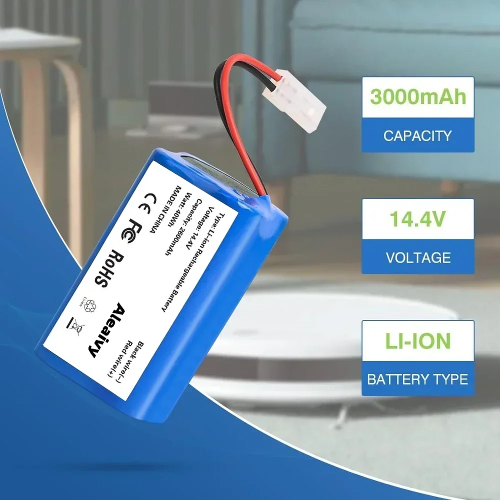 Сменный аккумулятор для Xiaomi H18650CH-4S1P Mi Robot Vacuum-Mop Essential G1 MJSTG1 SKV4136GL 3500 мАч