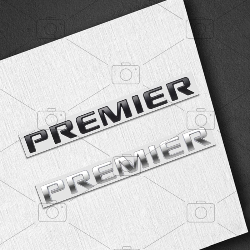 Фото Металлический кузов автомобиля Premier Logo, наклейки с буквами, Стайлинг, значок, эмблемы на багажник, наклейка для Chevrolet Blazer Traverse Trailblazer Malibu №1