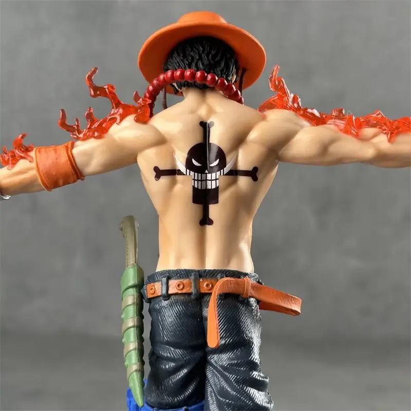 Фото Коллекционная статуэтка Monkey D. Luffy (27 см) из One Piece: эластичные руки, статичная модель, украшение для рабочего стола/изголовья кровати, подарок на день рождения другу №3