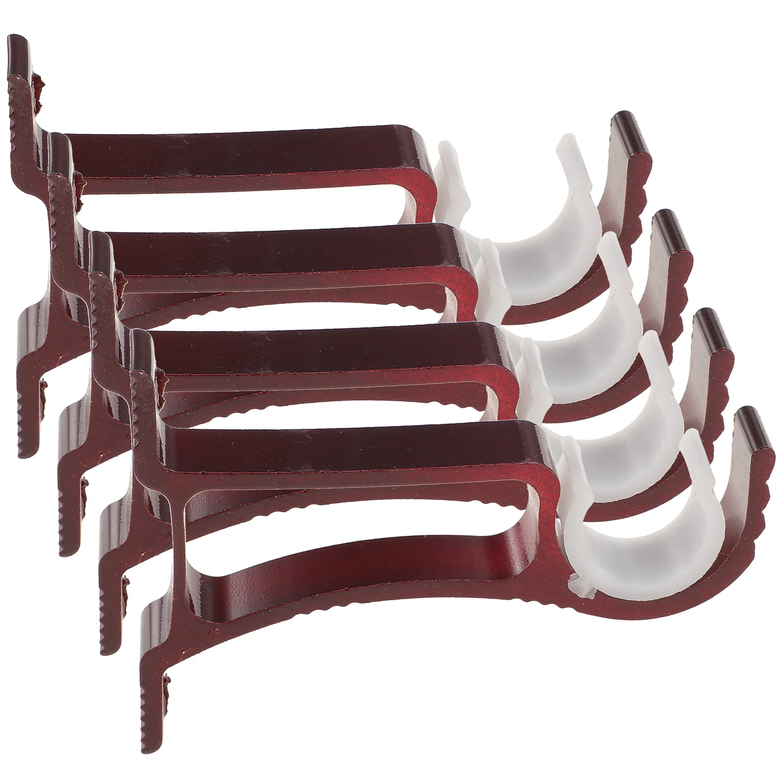 

4pcs Curtain Rod Bracket Curtain Rod Support Bracket Blind Curtain Rod Bracket