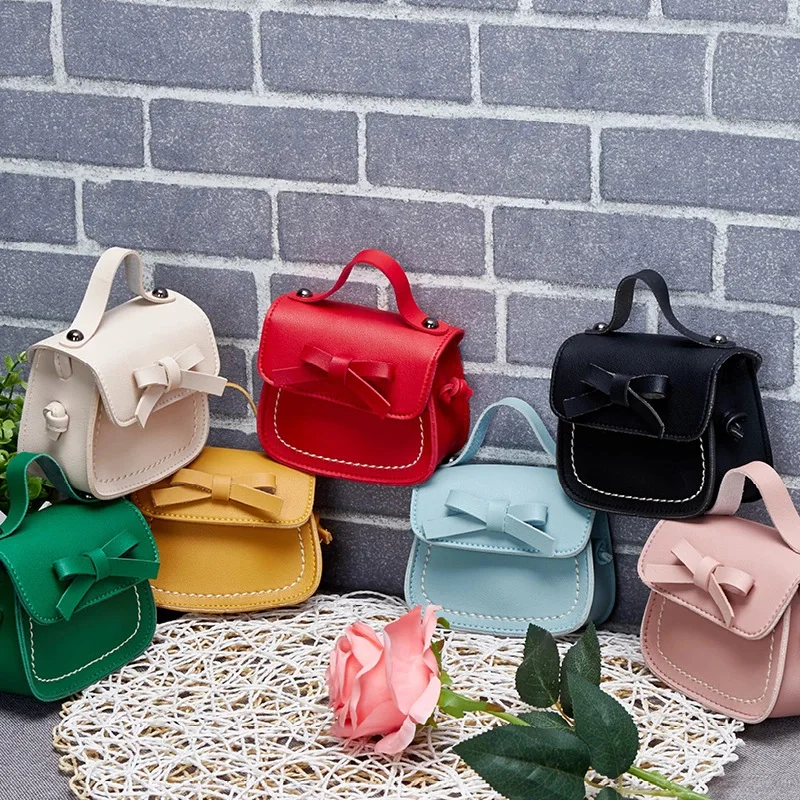 

Children Kid Girl Big Bow Handbag Shoulder Messenger Bag Crossbody Bag Wallet Birthday Christmas Party Gift Decorate New Hot